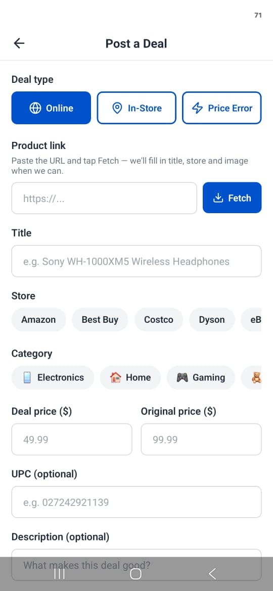 TrackDeals app screenshot 3